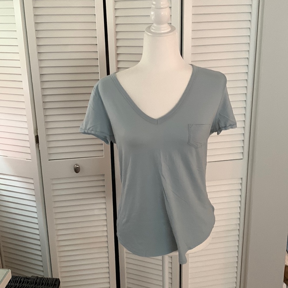 Vintage gap powder blue v-neck top